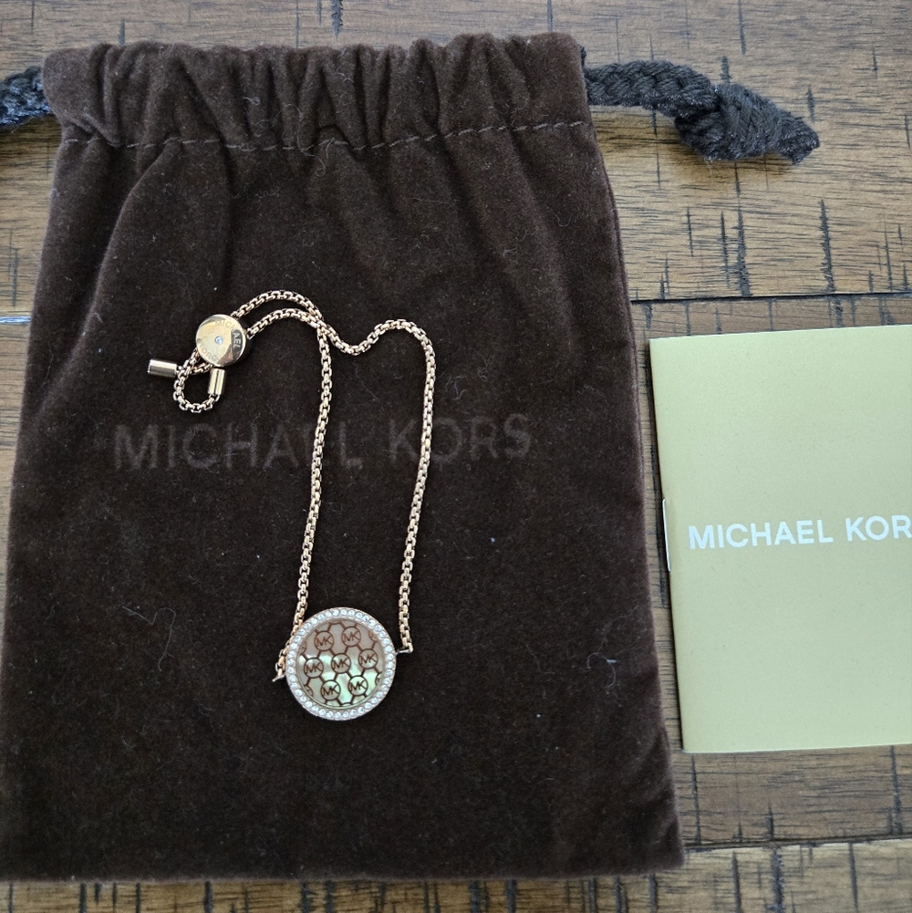 Michael Kors Rose Gold Charm Bracelet